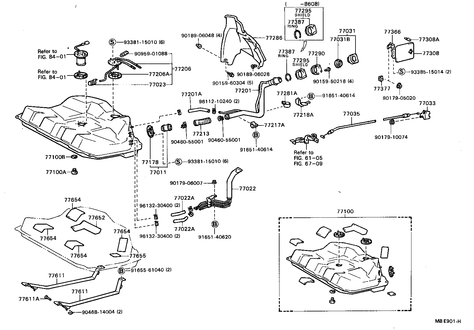 77205-20060 TUBE, FUEL MAIN, NO.1 product image