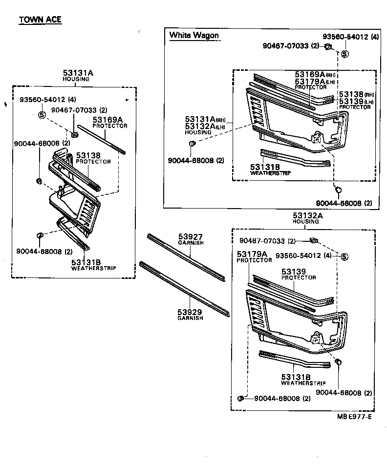53159-87002 PAD, HEADLAMP DOOR, LH product image