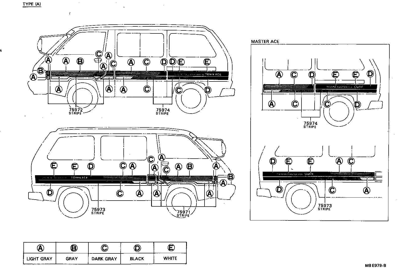 75946-87003 STRIPE, REAR BODY BACK, RH product image