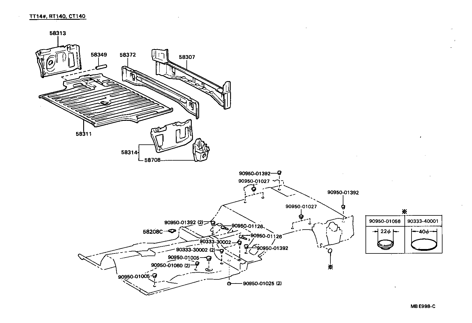 57443-91C02 REINFORCEMENT, BELT ANCHOR TO FLOOR PAN, RH product image