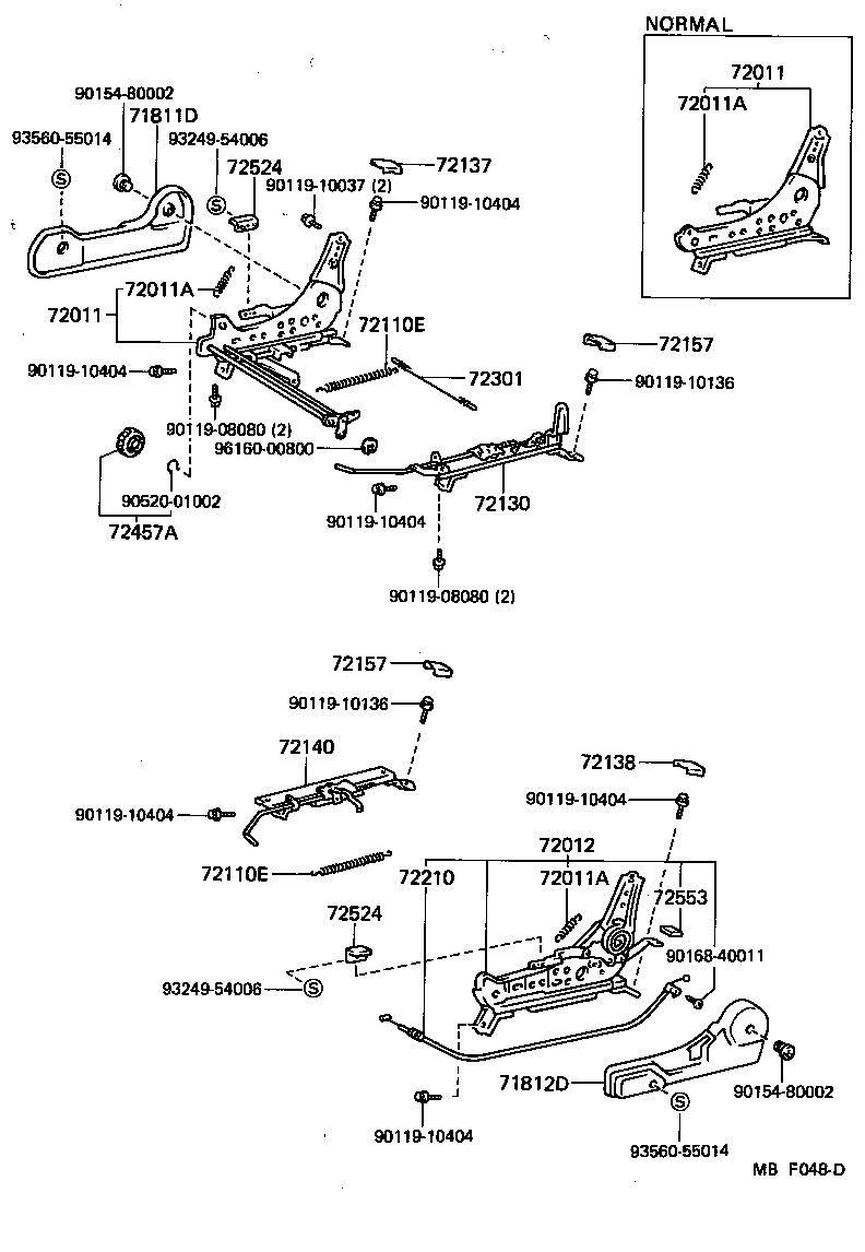 72750-12050 ADJUSTER ASSY, LUMBAR SUPPORT product image