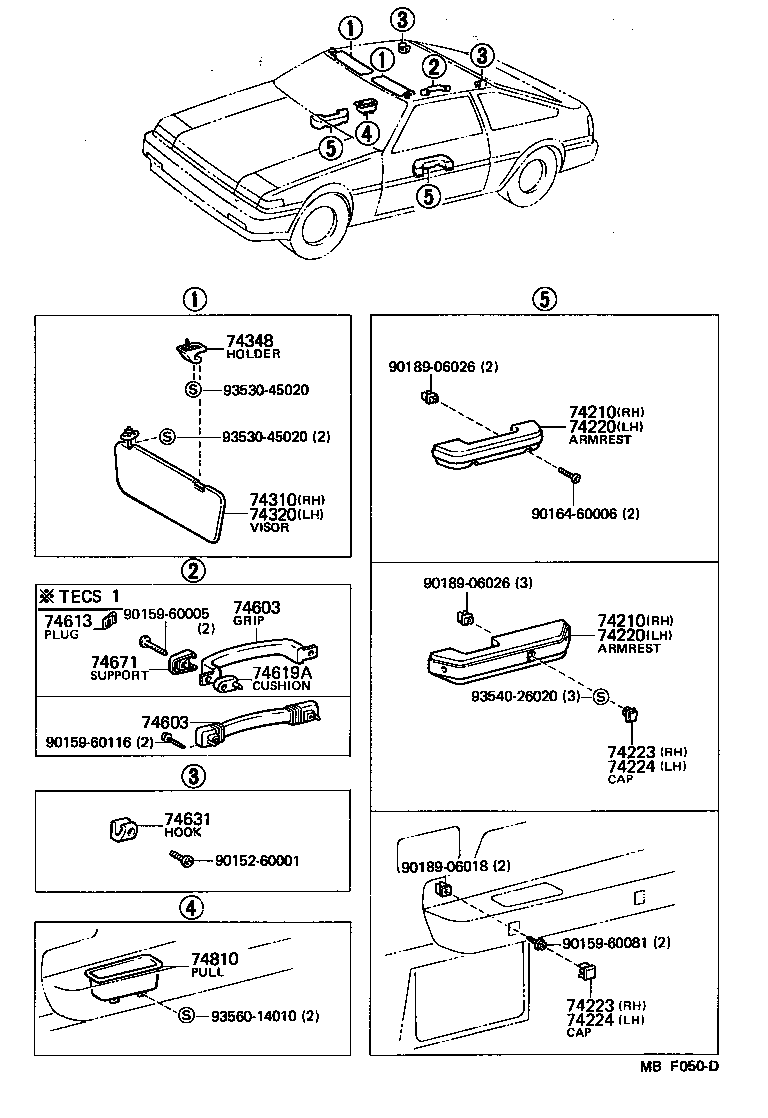 74603-22020-01 GRIP SUB-ASSY, ASSIST, FRONT product image