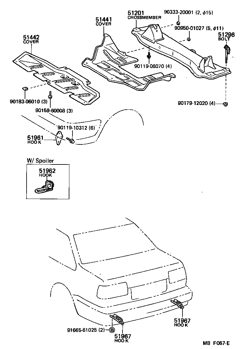 51201-12200 CROSSMEMBER SUB-ASSY, FRONT SUSPENSION product image
