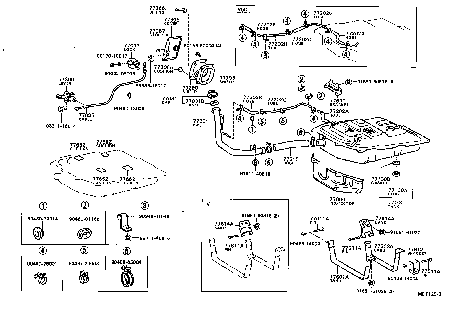 77017-28050 TUBE SUB-ASSY, FUEL TANK SUCTION product image