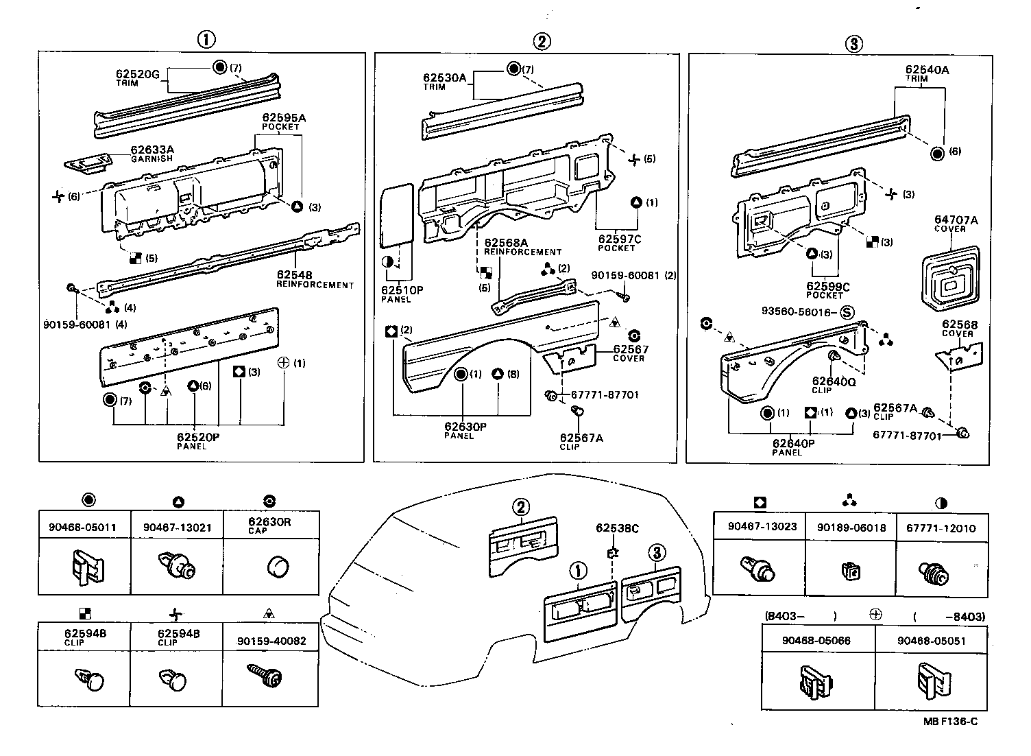 62412-28010 GARNISH, CENTER PILLAR, UPPER LH product image