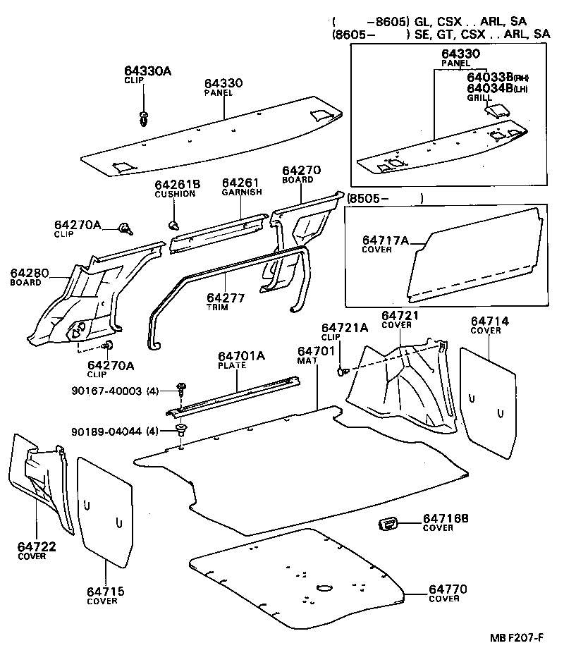 64770-16070 COVER ASSY, SPARE WHEEL product image