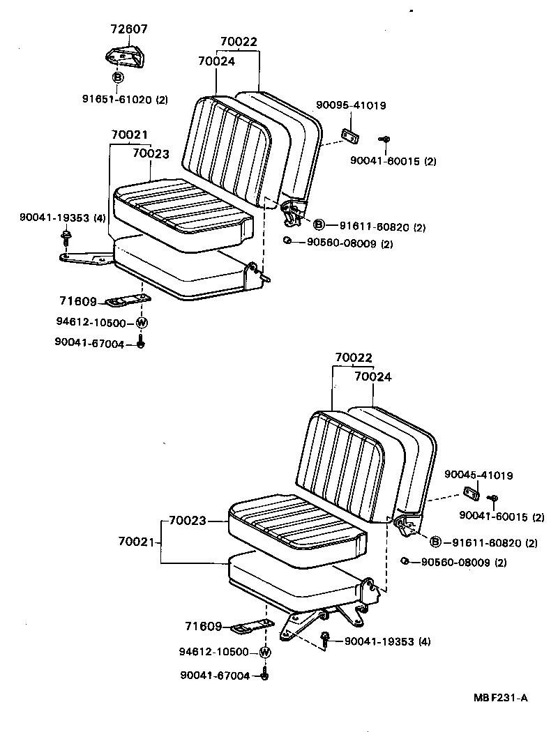 71075-87626 COVER ASSY, NO.2 SEAT CUSHION product image
