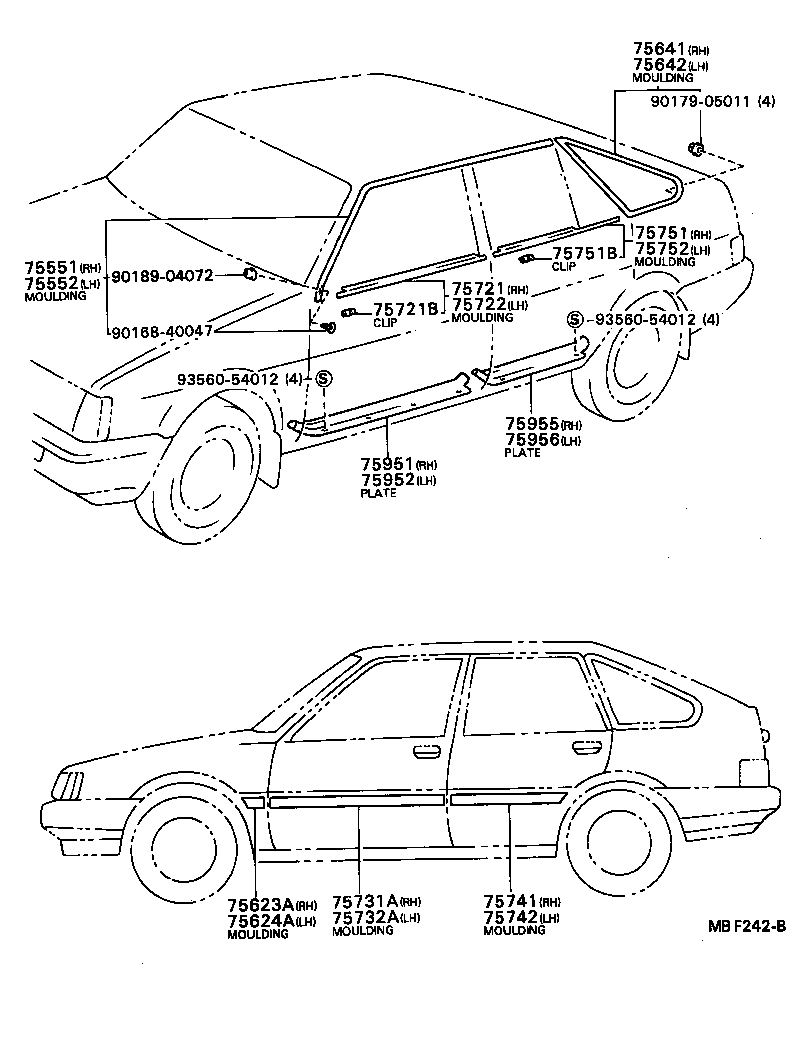 Toyota 67913-12140-04 PLATE, FRONT DOOR SCUFF, OUTSIDE RH