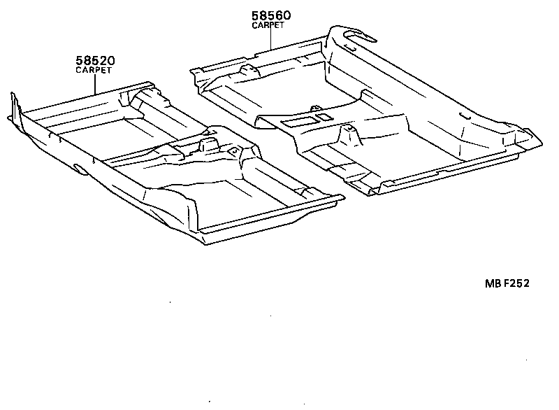 58540-12480-06 MAT, FLOOR, REAR product image