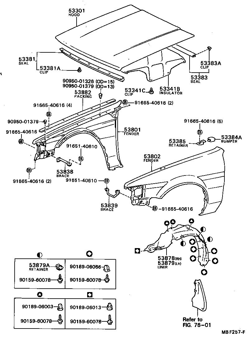 53801-1A880 FENDER SUB-ASSY, FRONT RH product image