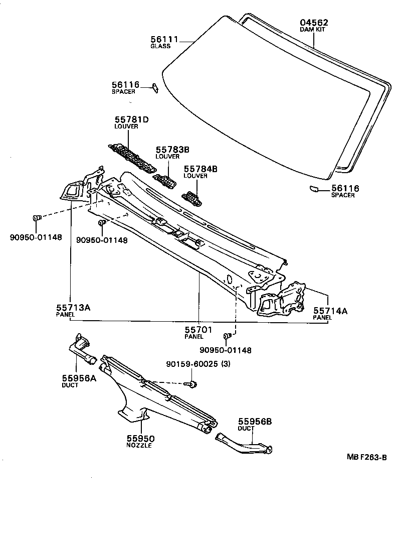 55700-12310 PANEL SUB-ASSY, COWL product image