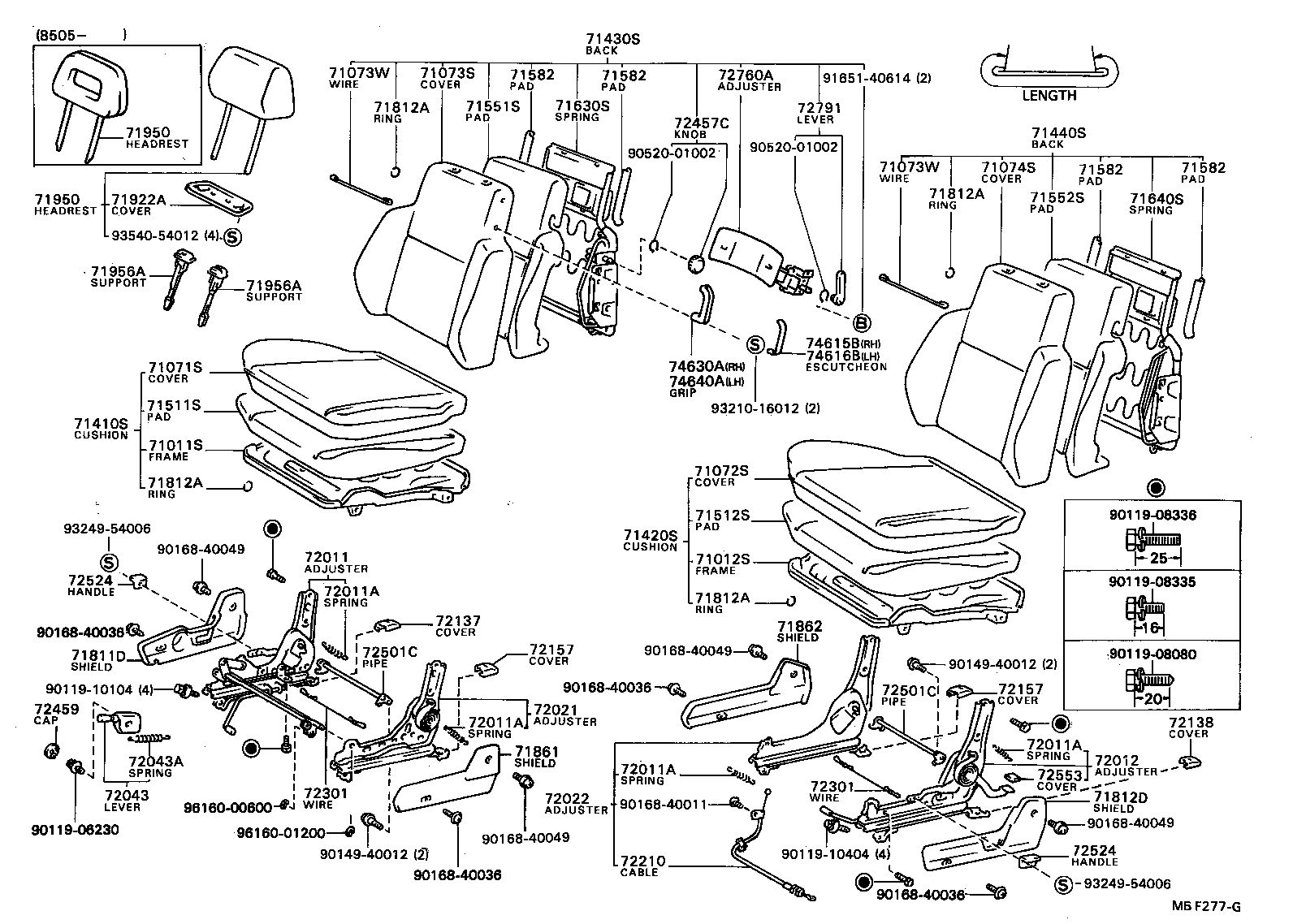 71071-1E080-06 COVER, FRONT SEAT CUSHION, RH(FOR SEPARATE TYPE) product image