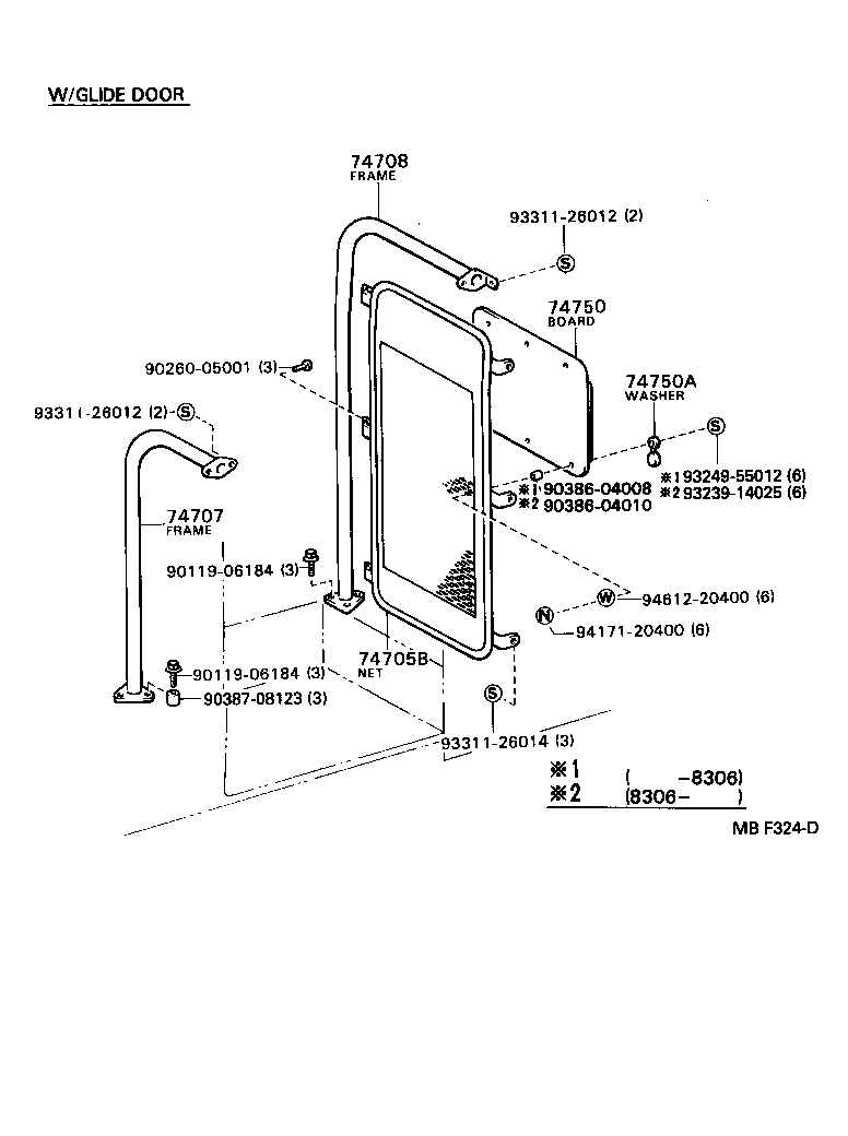 74707-90B02 FRAME SUB-ASSY, HAND GRIP, NO.1 product image