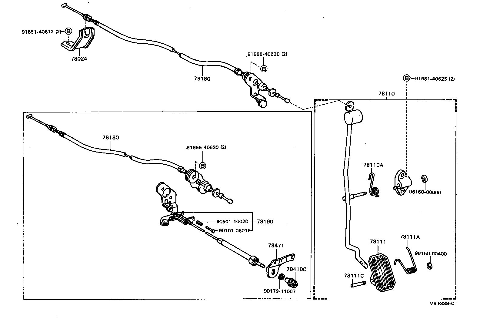 78100-32010 LINK ASSY, ACCELERATOR product image