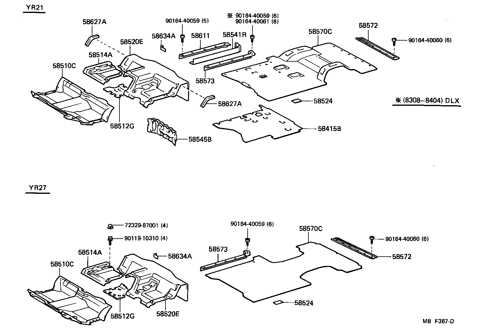 Toyota 58510-28023-06 CARPET ASSY, FRONT FLOOR, FRONT
