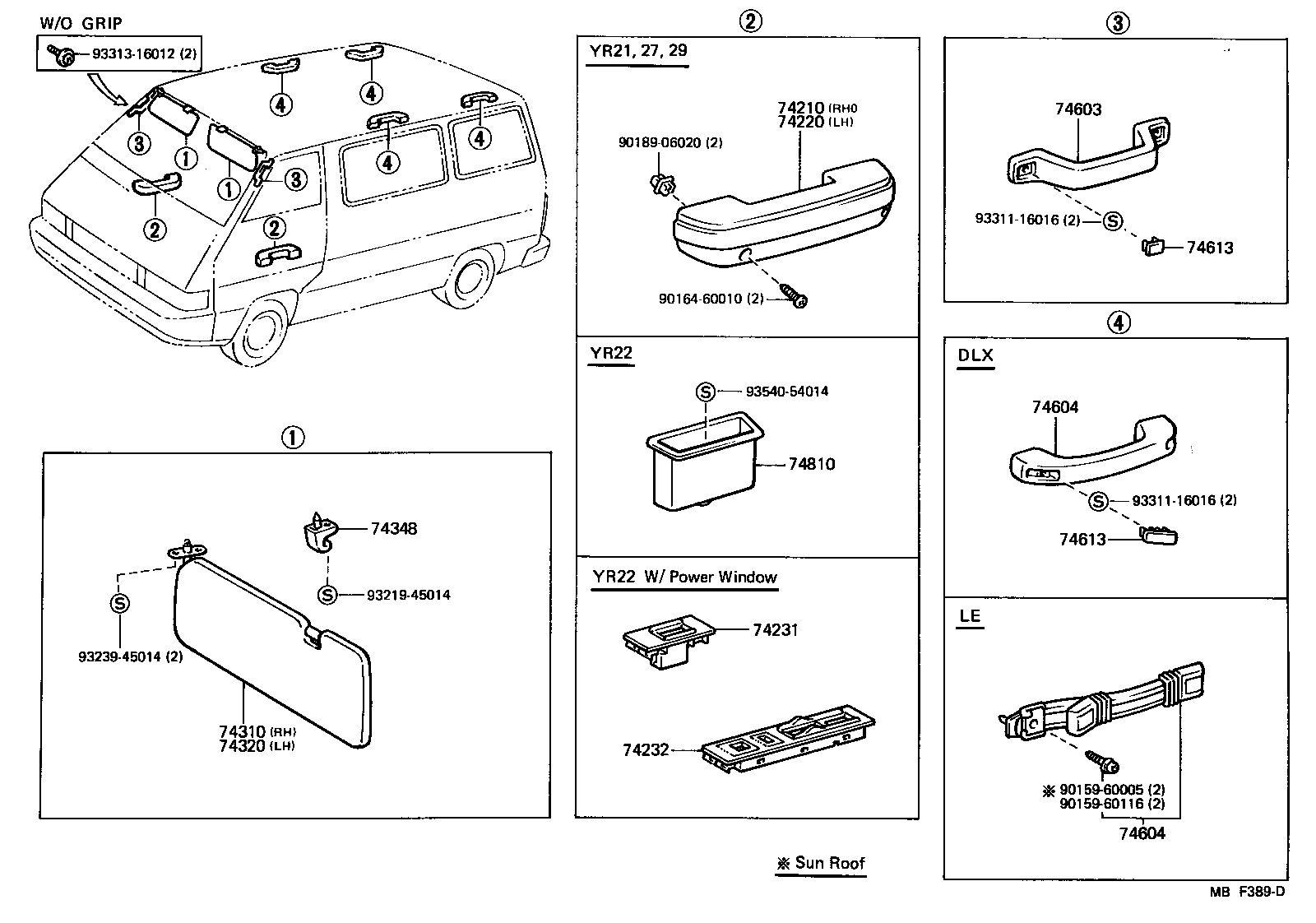 Toyota 74811-87001-06 PULL ASSY, DOOR, INSIDE