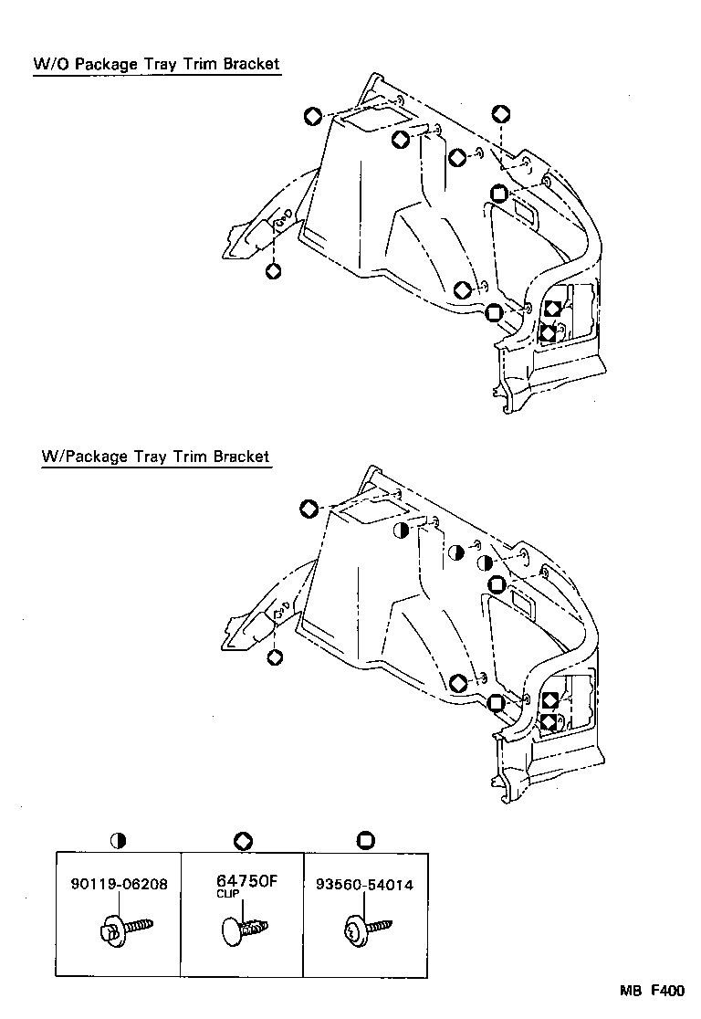 64330-12700-06 PANEL ASSY, PACKAGE TRAY TRIM product image