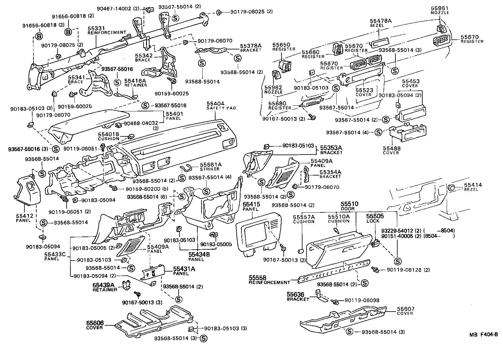 Toyota 55477-12060 BEZEL, CIGAR LIGHTER HOLE