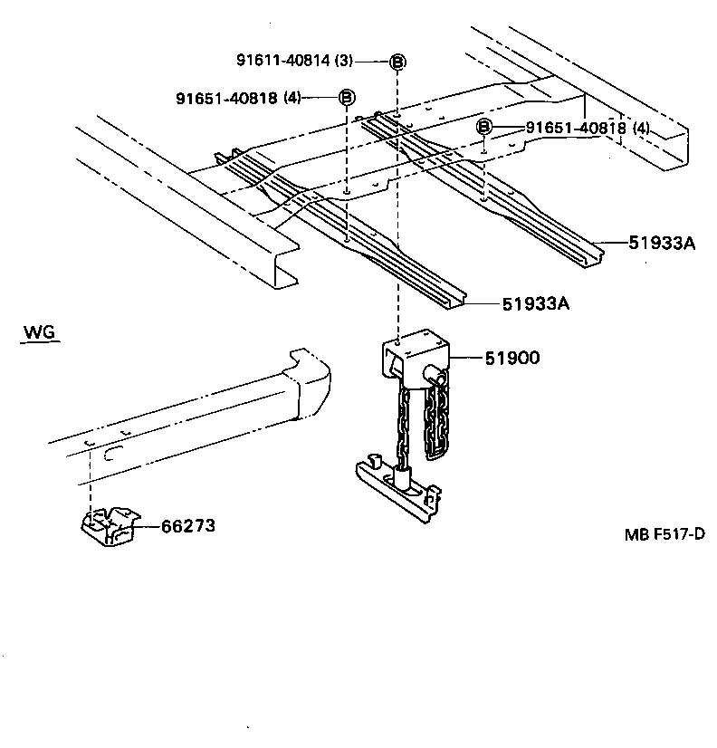 52179-89107 GUIDE, SPARE TIRE CARRIER product image