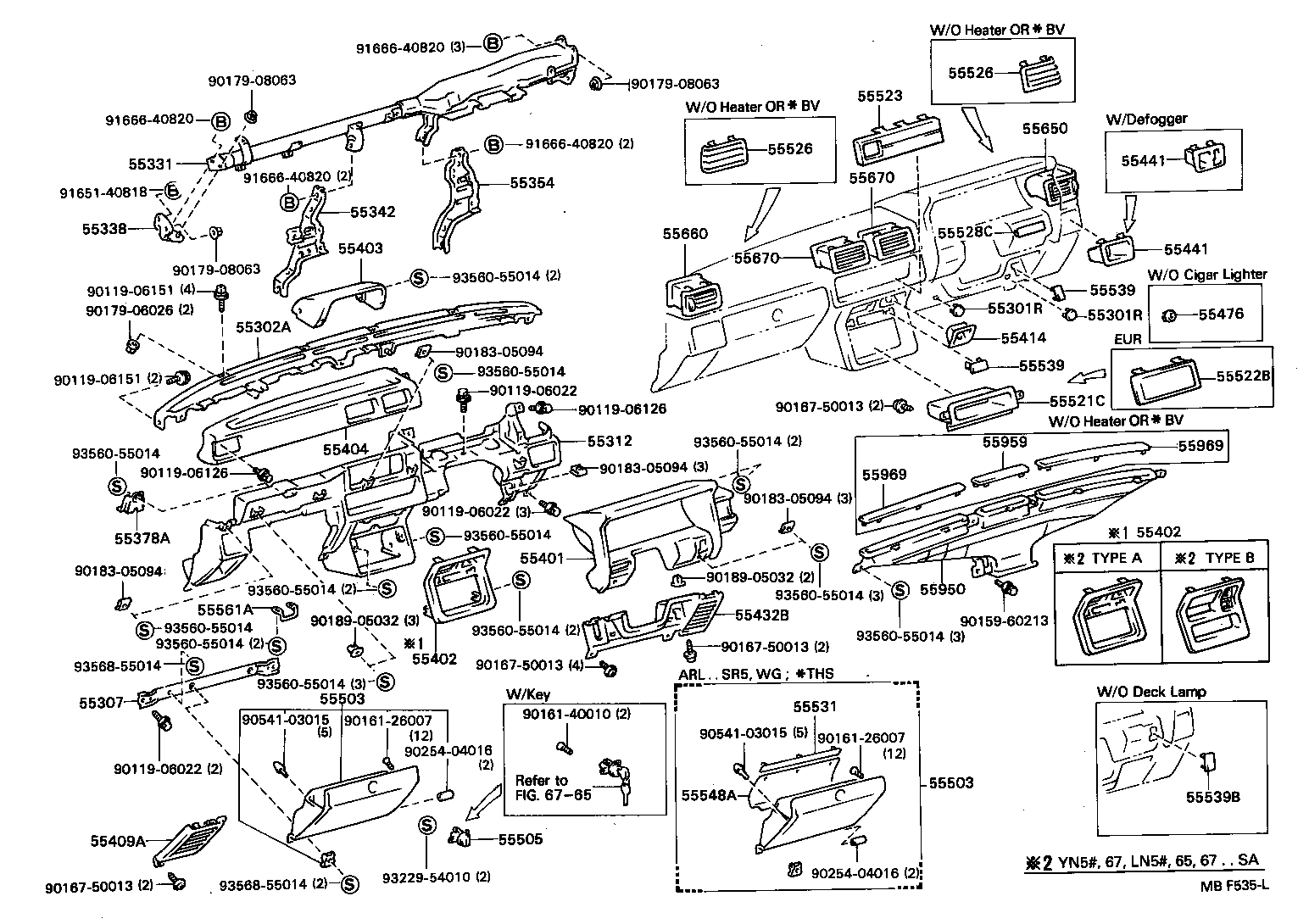 55331-89110 REINFORCEMENT SUB-ASSY, INSTRUMENT PANEL, LOWER product image