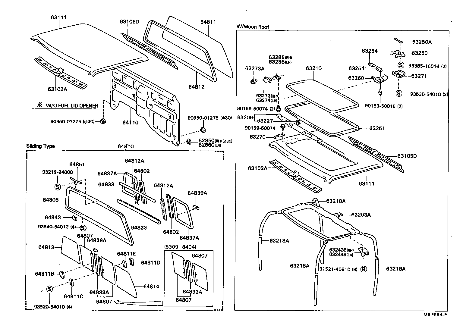 63111-89115 PANEL, ROOF product image