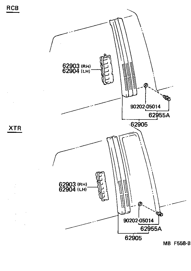 Toyota 62906-89101 LOUVER, QUARTER VENTILATION