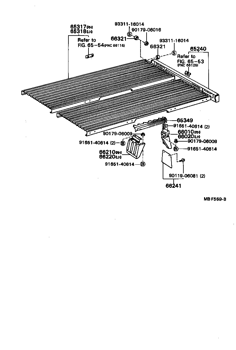 66020-89101 FENDER ASSY, REAR BODY, FRONT LH product image