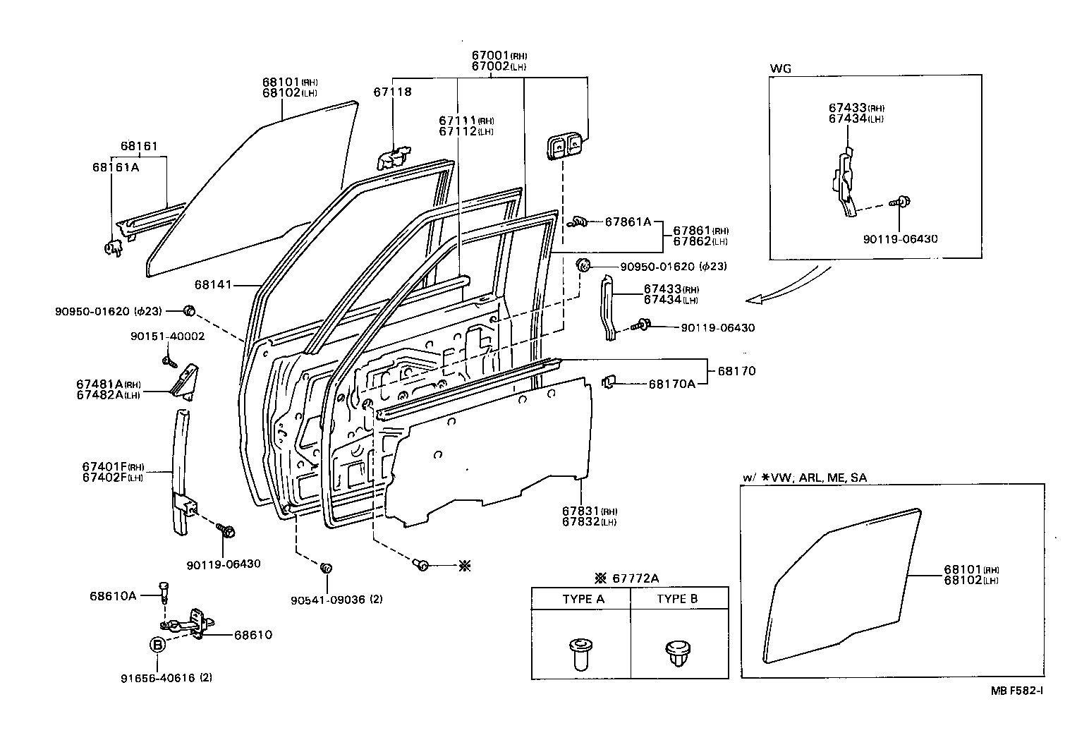 67112-89124 PANEL, FRONT DOOR, OUTER LH product image