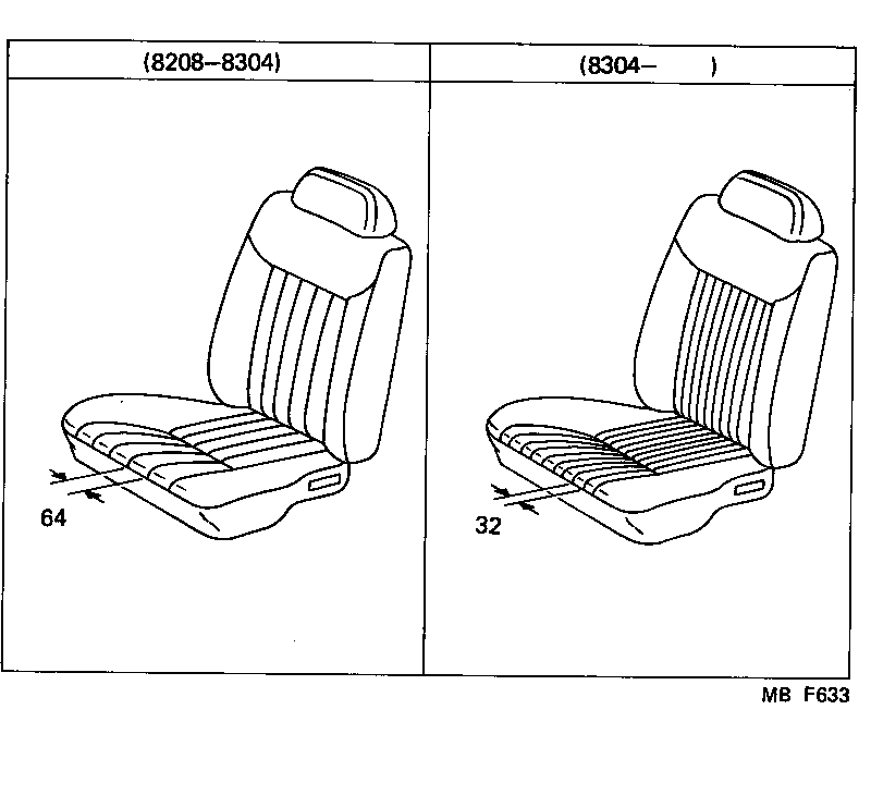 71073-10243 COVER, FRONT SEAT BACK, RH(FOR SEPARATE TYPE) product image