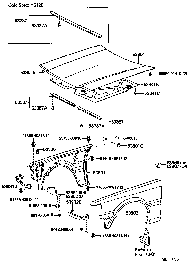 53801-3A400 FENDER SUB-ASSY, FRONT RH product image