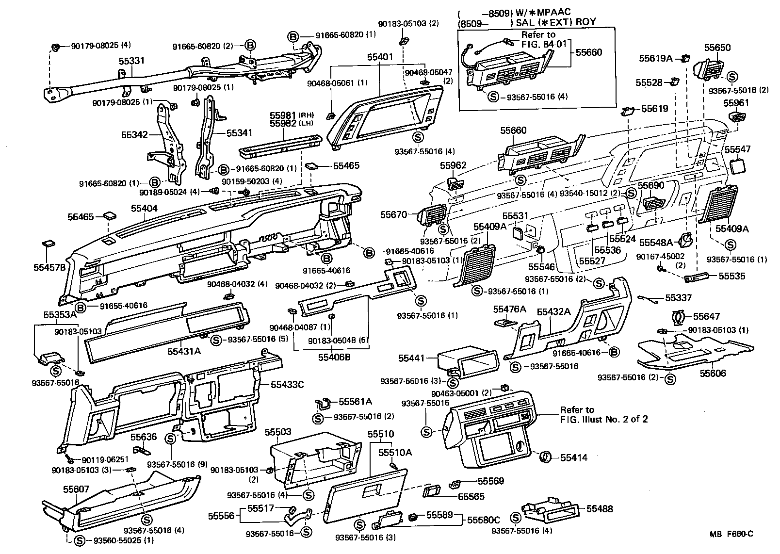 55404-30580 PANEL SUB-ASSY, INSTRUMENT CLUSTER FINISH product image