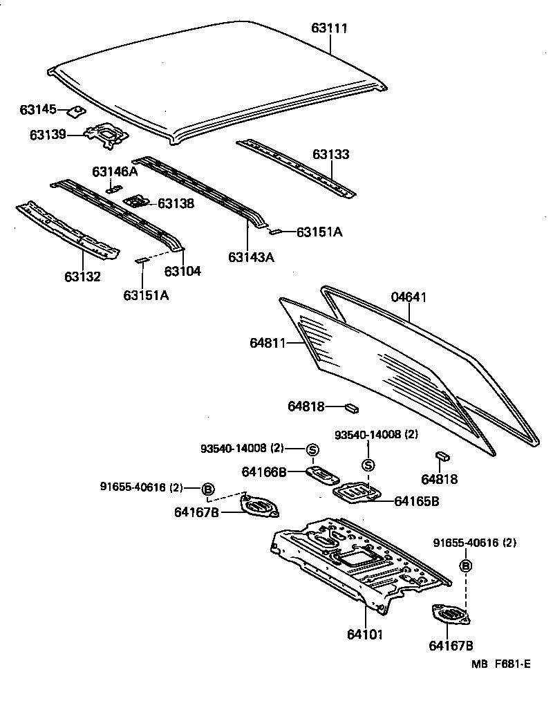 64801-30200 GLASS, BACK WINDOW product image
