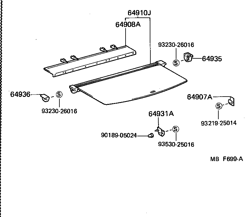 64910-91702-04 COVER ASSY, TONNEAU product image