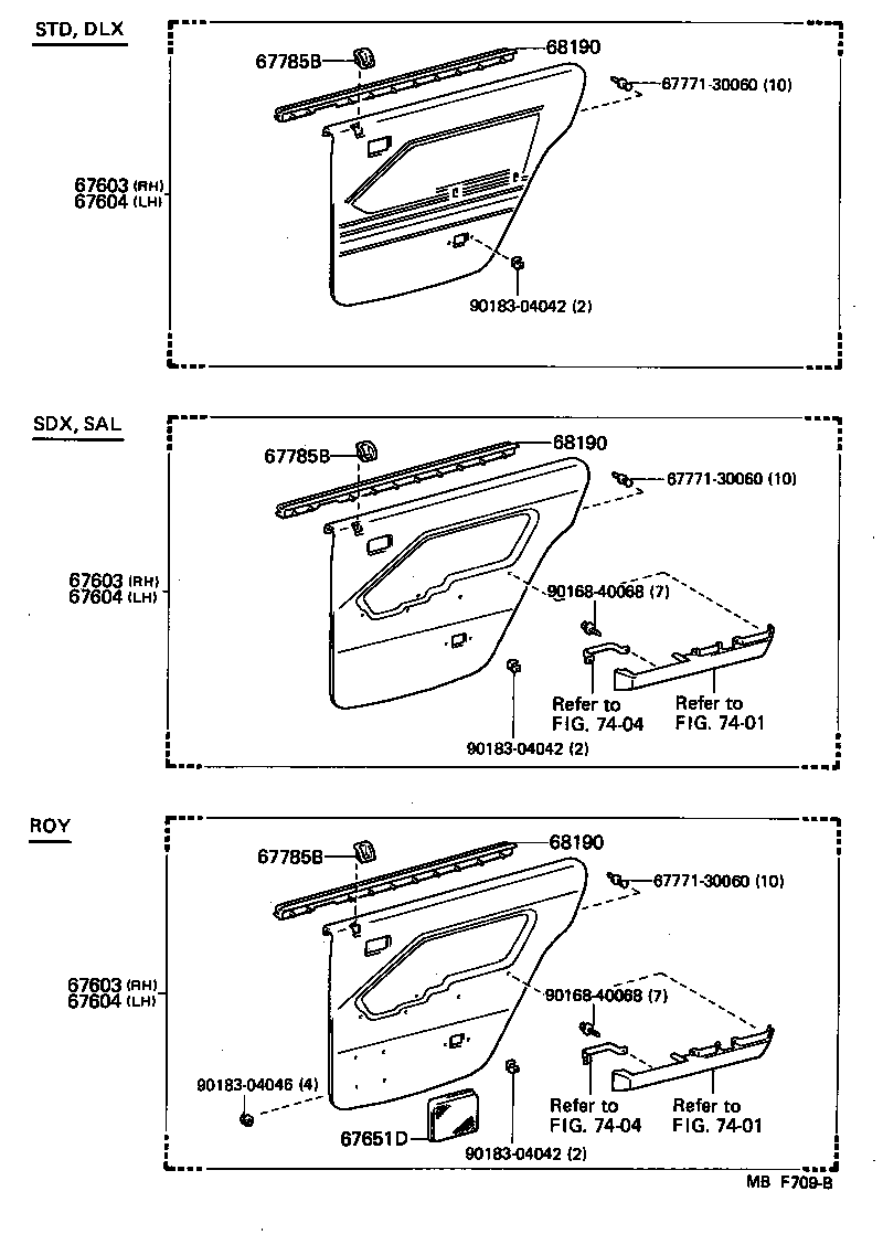67003-91702 PANEL SUB-ASSY, REAR DOOR, RH product image