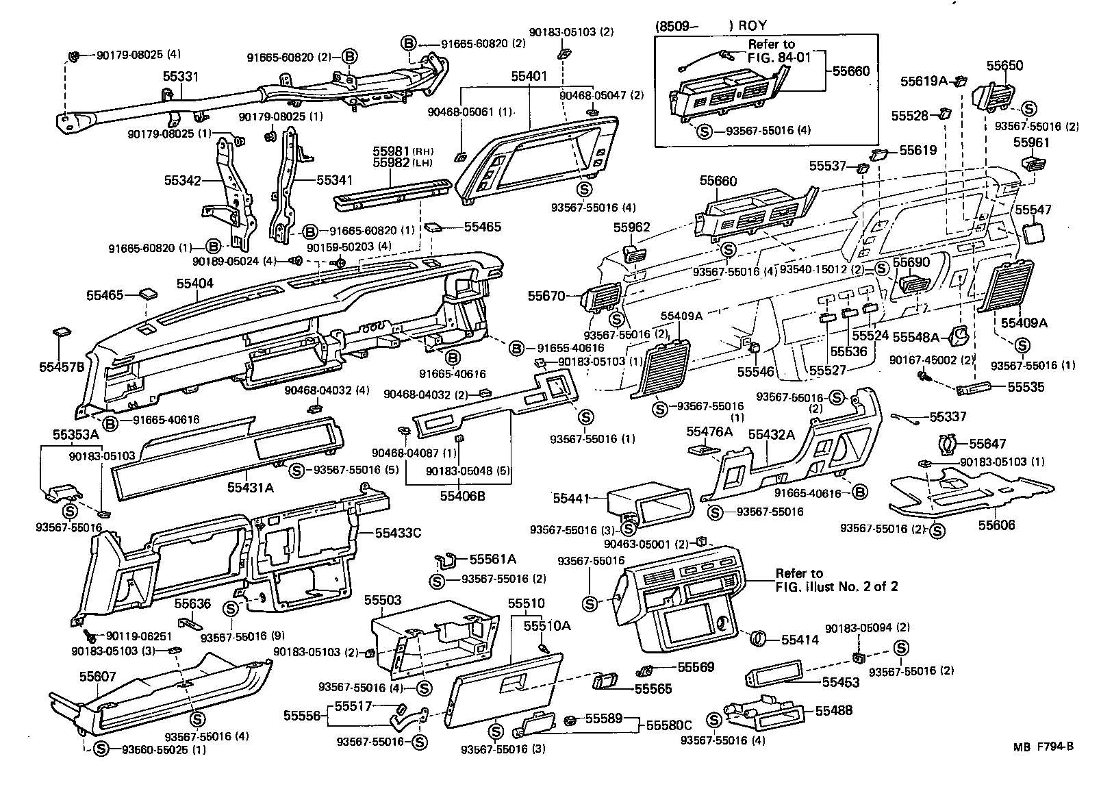 55404-30540 PANEL SUB-ASSY, INSTRUMENT CLUSTER FINISH product image