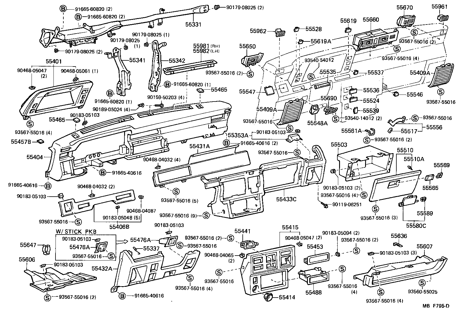 55404-30540 PANEL SUB-ASSY, INSTRUMENT CLUSTER FINISH product image