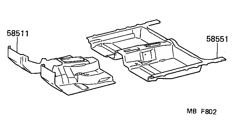 58510-3A080 MAT, FLOOR, FRONT product image
