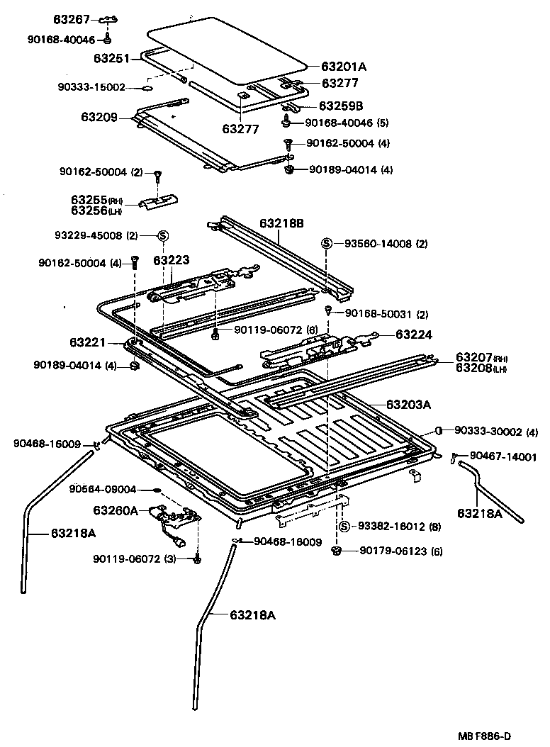 63111-20170 PANEL, ROOF product image