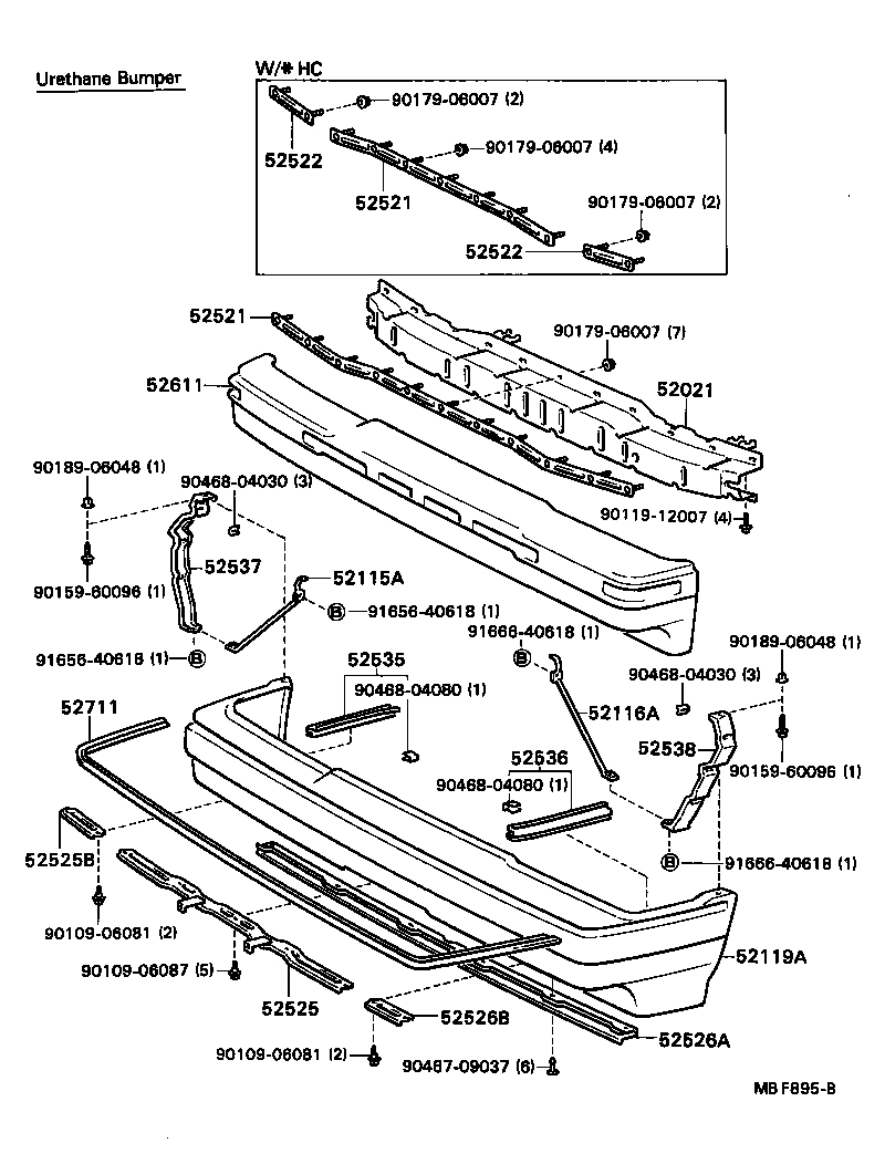 52021-20130 REINFORCEMENT SUB-ASSY, FRONT BUMPER product image