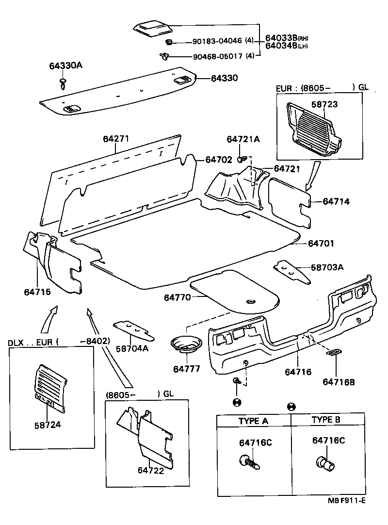 64770-20060 COVER ASSY, SPARE WHEEL product image