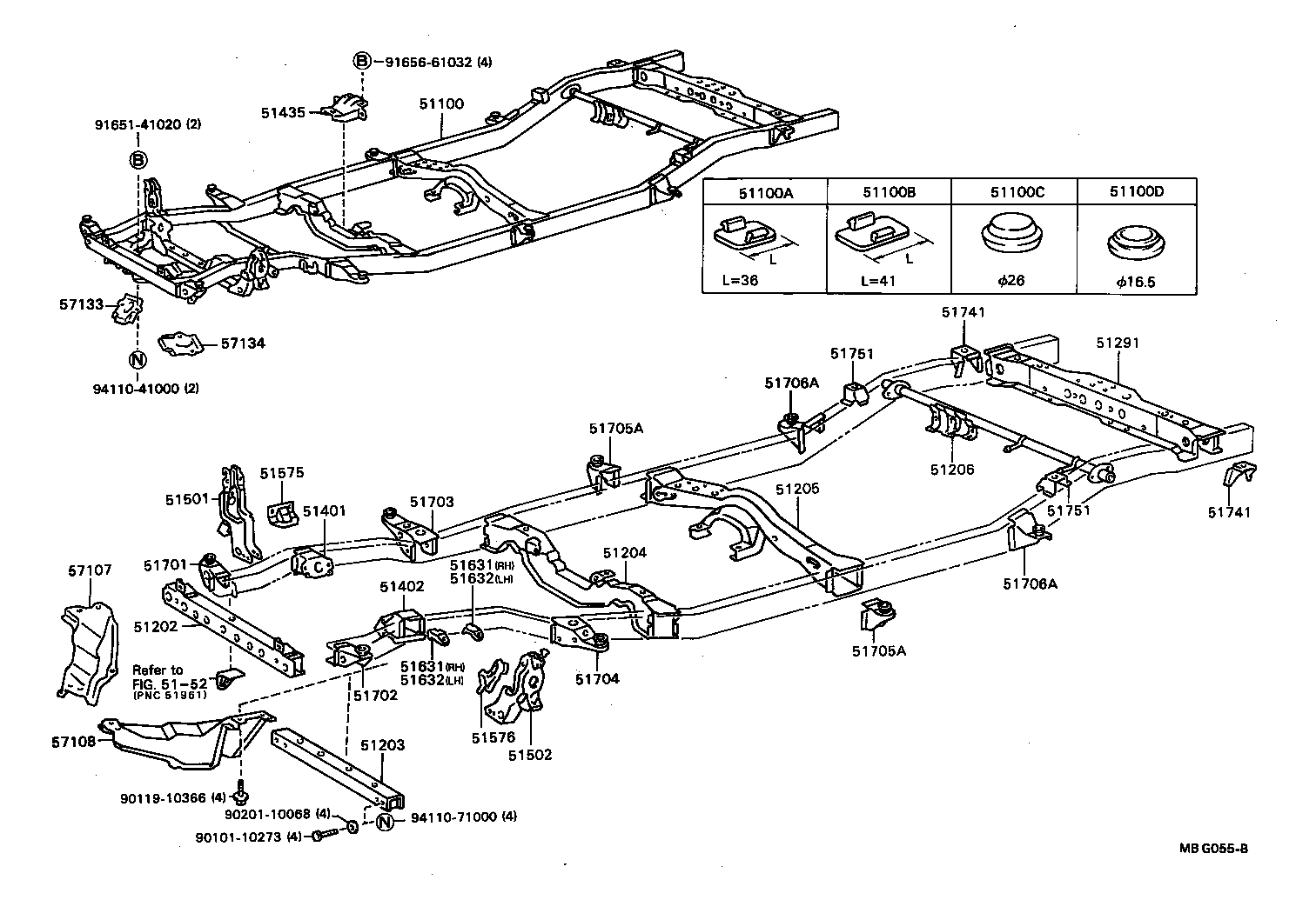 51002-35720 FRAME ASSY product image