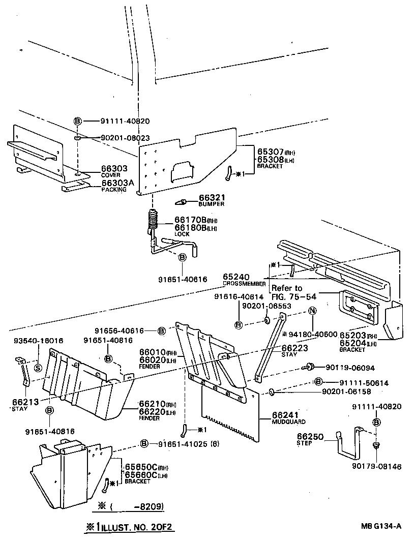 65317-95412 PANEL, FLOOR SIDE, RH product image