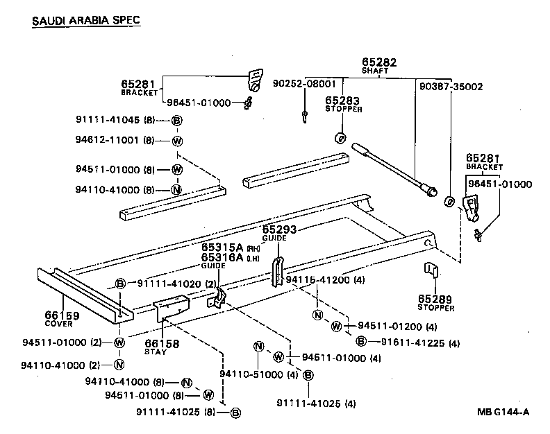 65293-93101 GUIDE, VESSEL product image