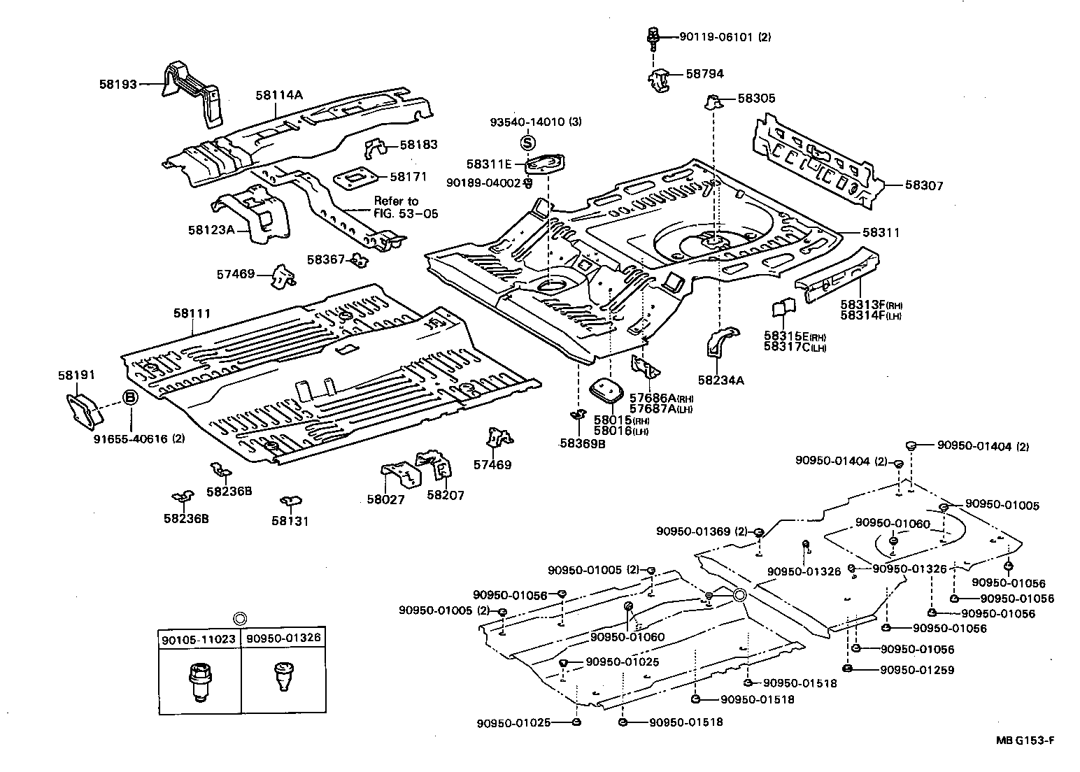 58107-20040 REINFORCEMENT, PARKING BRAKE BASE product image