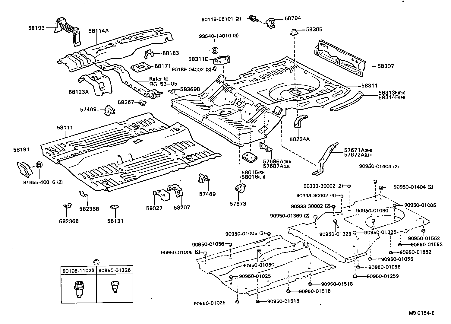 58107-20040 REINFORCEMENT, PARKING BRAKE BASE product image