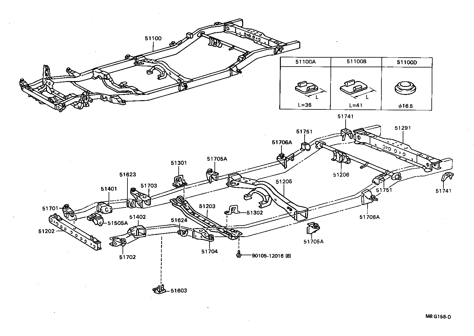51002-35720 FRAME ASSY product image