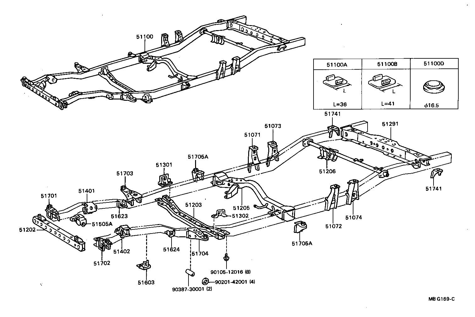 51047-35040 BRACKET SUB-ASSY, ENGINE FRONT MOUNTING, RH product image