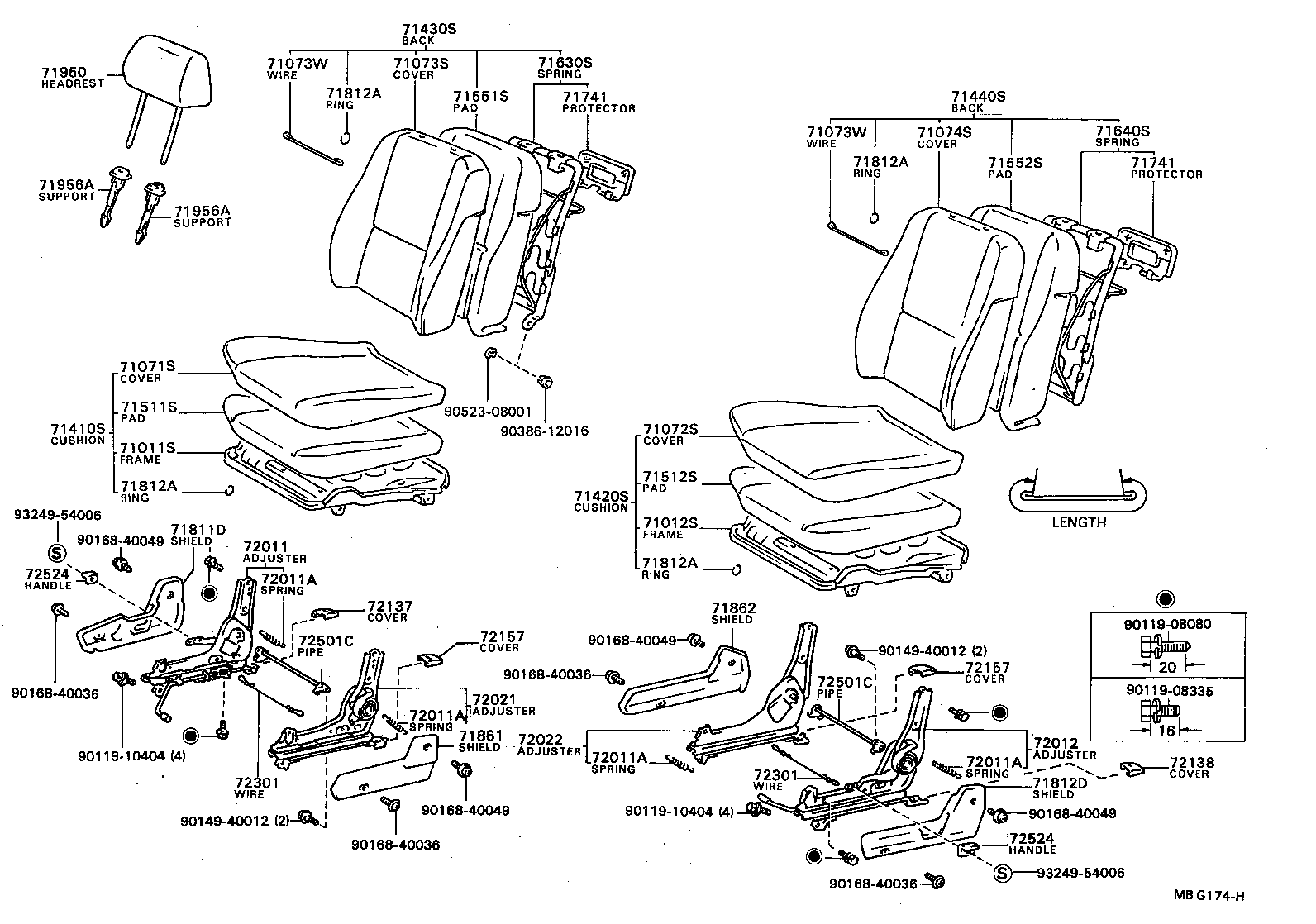 71071-1E080-06 COVER, FRONT SEAT CUSHION, RH(FOR SEPARATE TYPE) product image