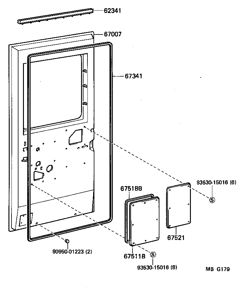 67003-90D01 PANEL SUB-ASSY, SLIDE DOOR, RH product image