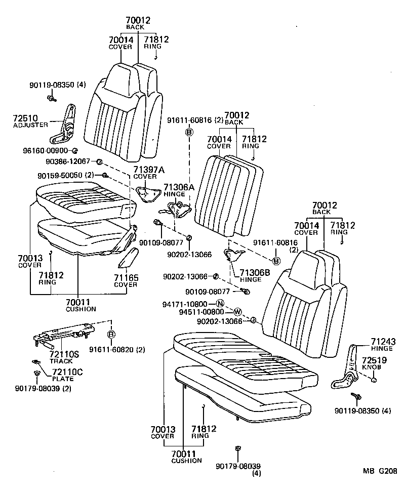 74716-95A01 SPRING, JACK HANDLE SUPPORT product image